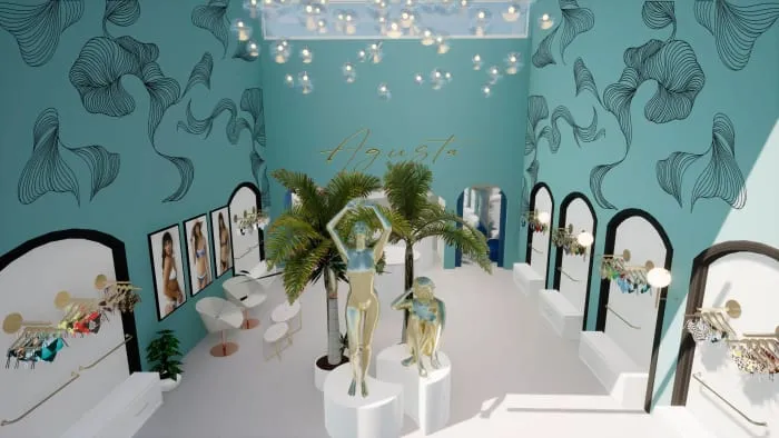Swimwear Store interior design project